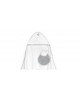 Interbaby Hooded Towel Elephant White Grey