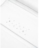 Interbaby Cot Sheets Set Flanelle Stars White/Grey