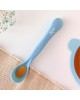 Kiokids Silicone Large Spoon 6m Blue