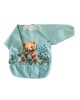 Kiokids Bib Long Sleeve Sage Bear