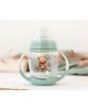 Kiokids Trainer Spout Cup 270ml Sage Bear