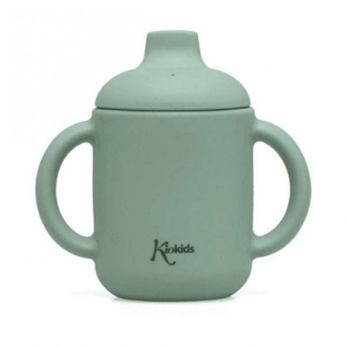 Kiokids Silicone Spout Cup 120ml Sage 