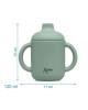 Kiokids Silicone Spout Cup 120ml Sage 