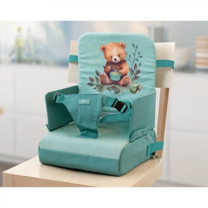 Kiokids Booster Highchair Sage Bear