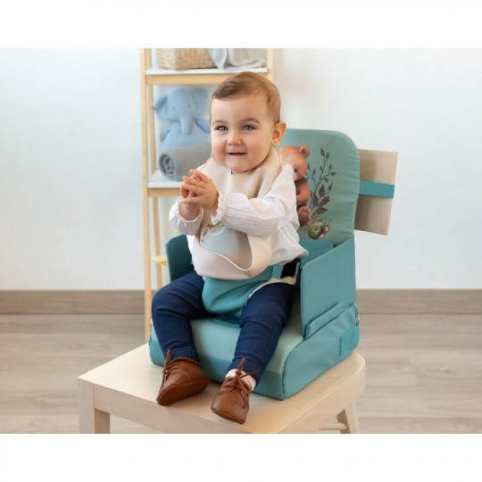 Kiokids Booster Highchair Sage Bear