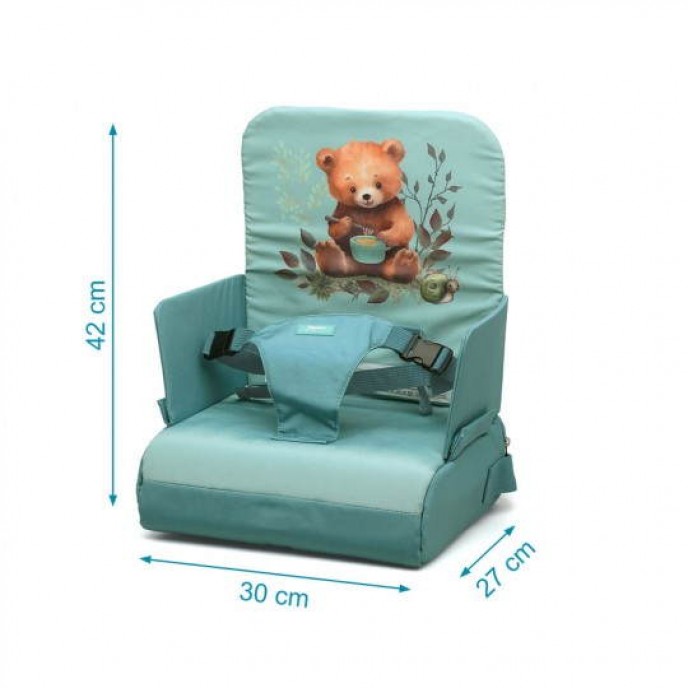 Kiokids Booster Highchair Sage Bear