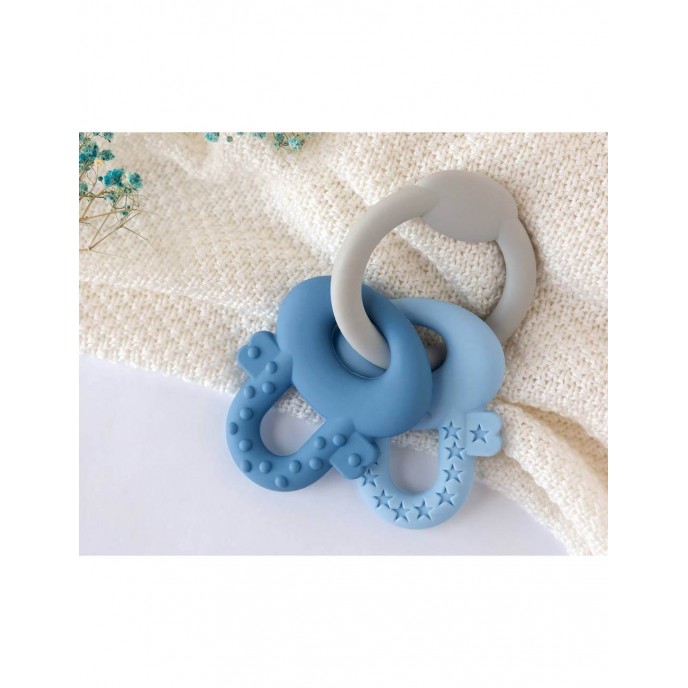 Kiokids Silicone Teether Keys Blue