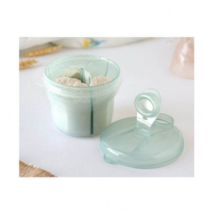 Kiokids Milk Powder Dispenser and Bowl Sage