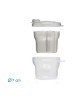 Kiokids Milk Powder Dispenser and Bowl Grey