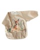 Kiokids Bib Long Sleeve Beige Deer