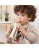 Kiokids Insulated Straw Cup Beige Deer