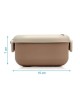 Kiokids Lunch Box and Spoon Beige