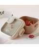 Kiokids Lunch Box and Spoon Beige