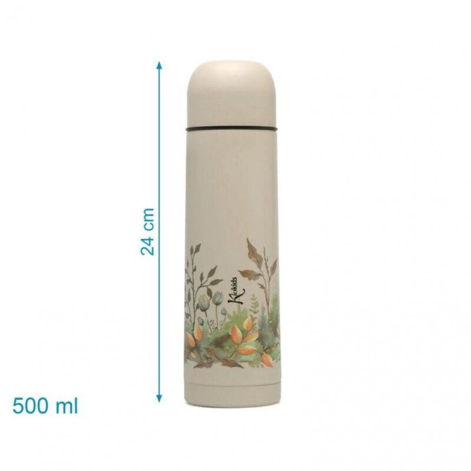 Kiokids Flask 500ml Beige Forest