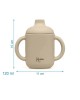 Kiokids Silicone Spout Cup 120ml Beige 