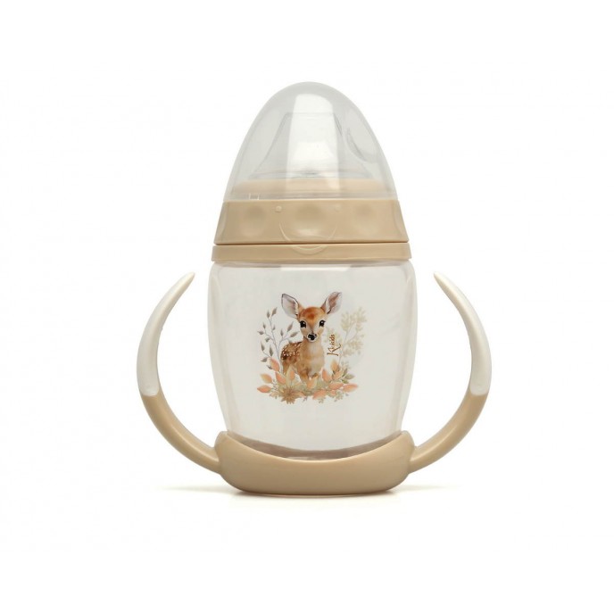 Kiokids Trainer Spout Cup 270ml Beige Deer