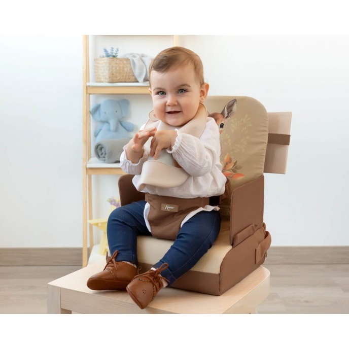 Kiokids Booster Highchair Beige Deer