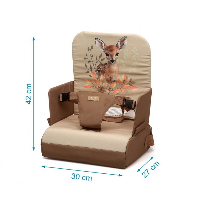 Kiokids Booster Highchair Beige Deer