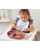 Kiokids Silicone Plate and Cutlery Set 3pc Pink