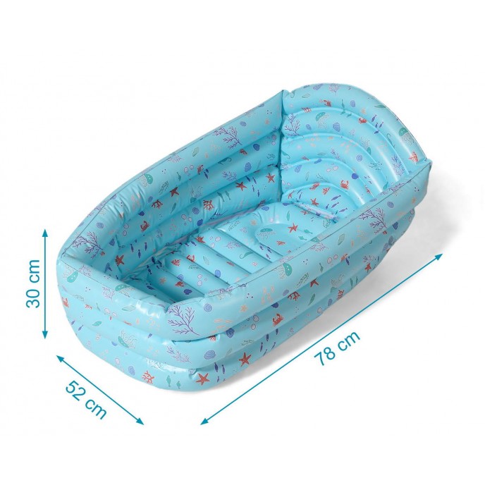 Kiokids Inflatable Bath Blue Sea