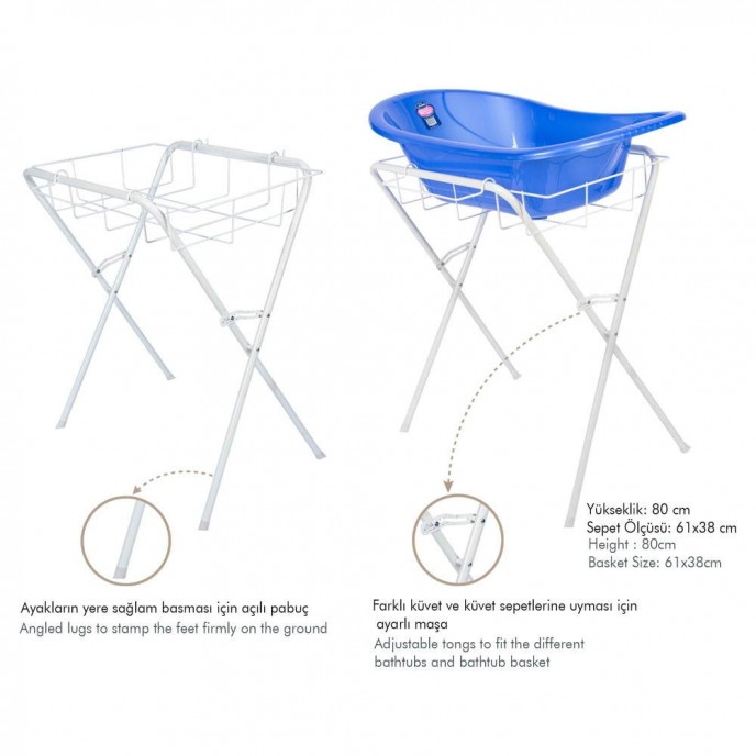 Sevi Bebe Bath Stand Basket