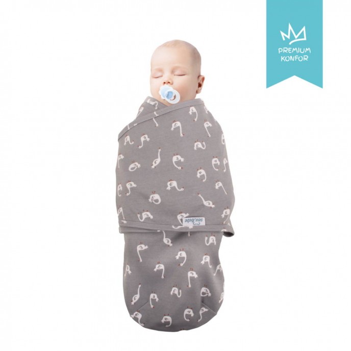 Sevi Bebe Swaddle Interlock 0/3m Swan