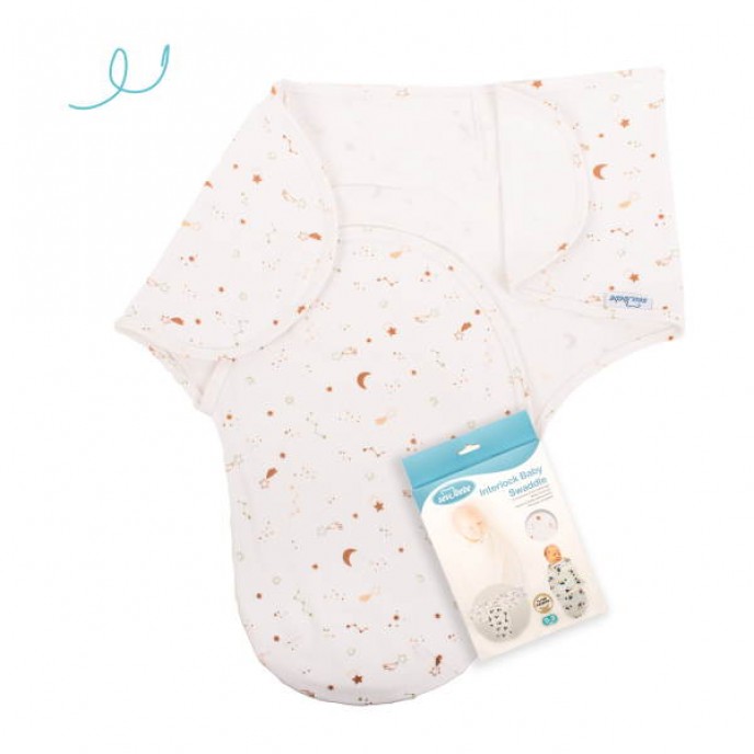 Sevi Bebe Swaddle Interlock 0/3m Galaxy