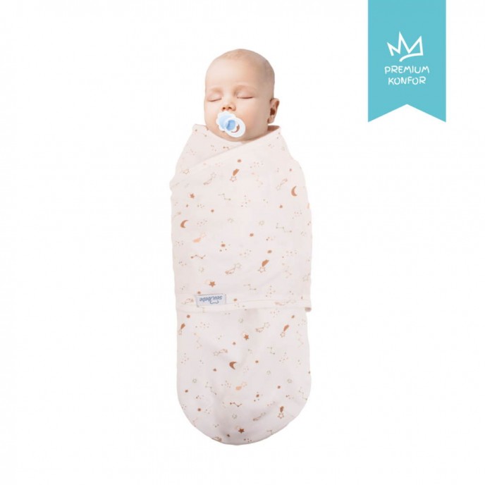 Sevi Bebe Swaddle Interlock 0/3m Galaxy