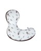 Sevi Bebe Maternity and Nursing Pillow L-Shape Bird Brown