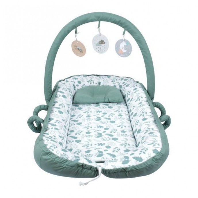 Sevi Bebe 2 in 1 Baby Nest and Playgym Leaf