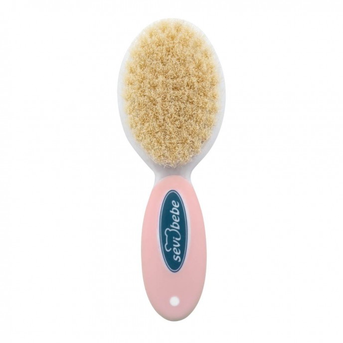 Sevi Bebe Brush and Comb Set Pink