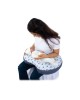 Sevi Bebe Maternity and Nursing Pillow L-Shape Boomerang Blue