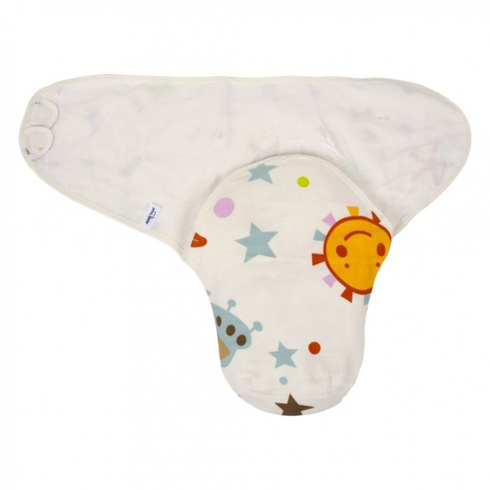 Sevi Bebe Swaddle Organic 0/3m Space