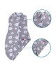 Sevi Bebe Swaddle and Sleep Sack 0/3m Grey Elephant