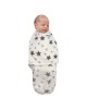 Sevi Bebe Swaddle Organic 0/3m Grey Star