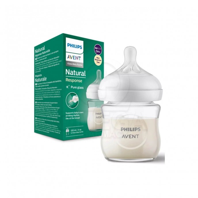 Avent Glass Bottle Natural Response 120ml