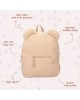 Kidzroom Kids Backpack Pret Buddies For Life Teddy Beige