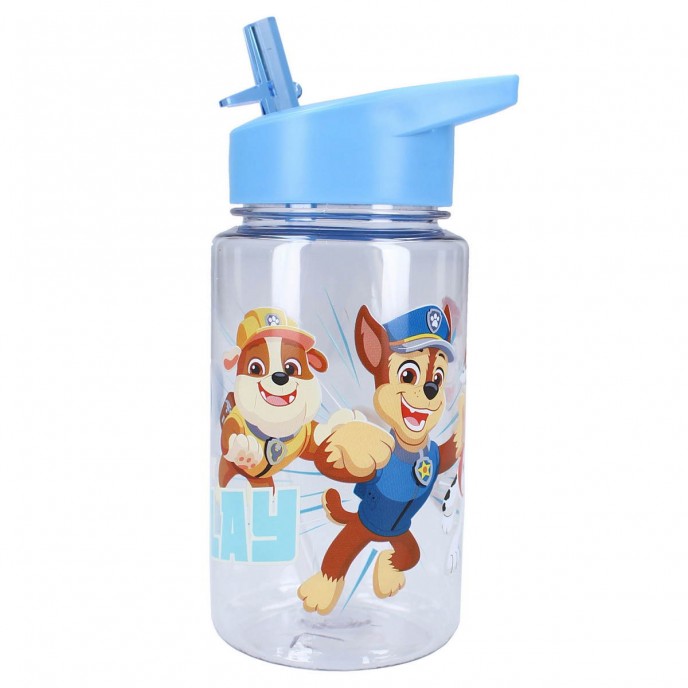 Kidzroom Drinking Bottle Straw 450ml Paw Patrol Drink Up