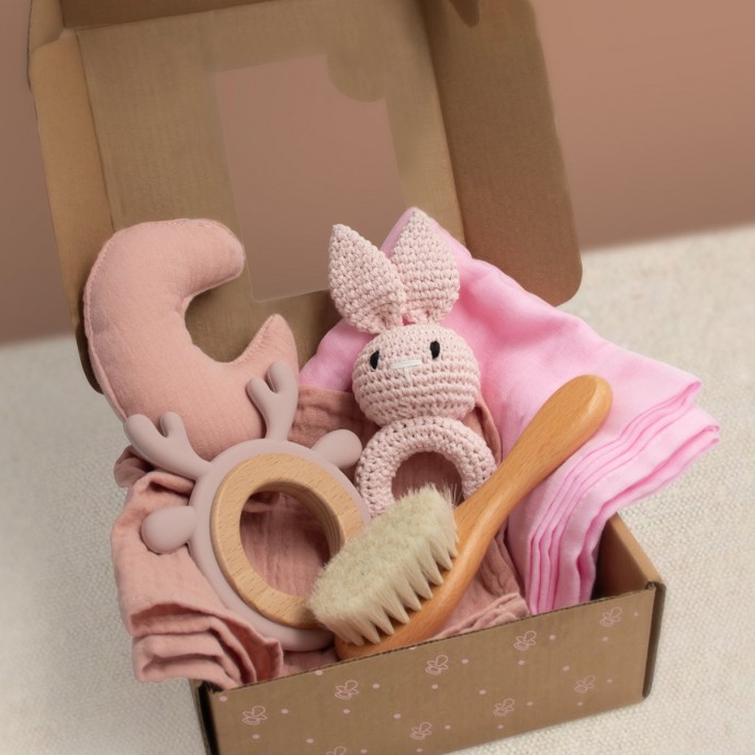 Luvion Baby Gift Set Pink