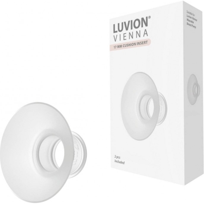 Luvion Parts for Vienna Breast Pump Cushion Insert 17mm 2pk