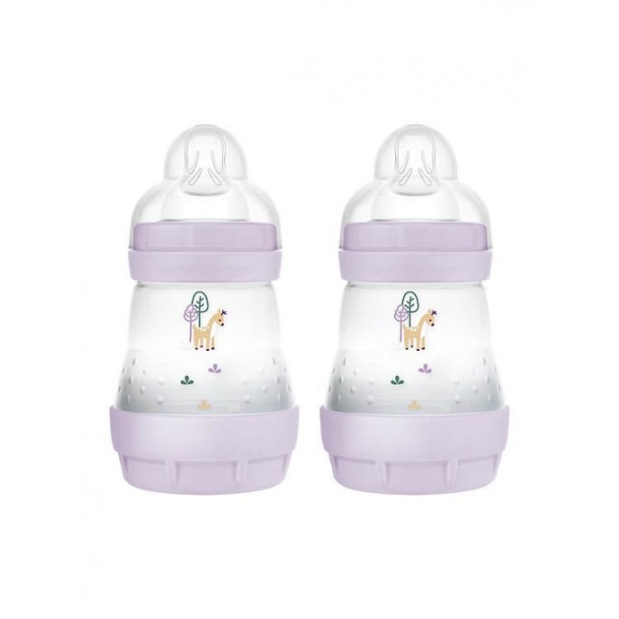 Mam Anti-Colic Bottle 160ml 2pk Lilac