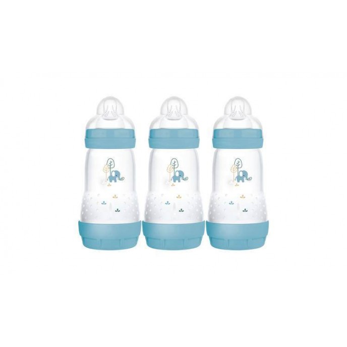 Mam Anti-Colic Bottle 260ml 3pk Blue