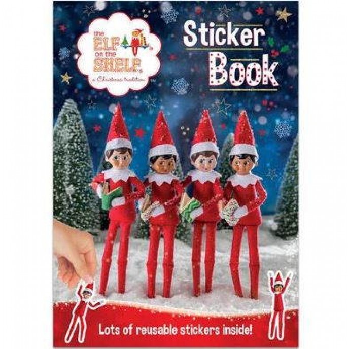 Christmas Elf On The Shelf Sticker Book