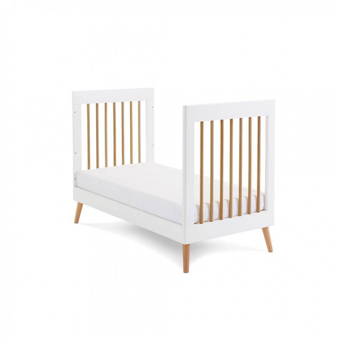 Obaby Cotbed Mini Maya White with Natural