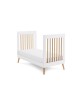 Obaby Cotbed Mini Maya White with Natural