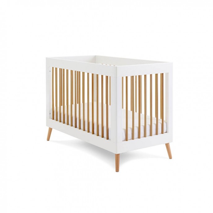 Obaby Cotbed Mini Maya White with Natural