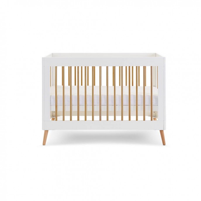 Obaby Cotbed Mini Maya White with Natural