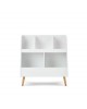 Obaby Bookcase and Toy Storage Maya White with Natural