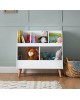 Obaby Bookcase and Toy Storage Maya White with Natural