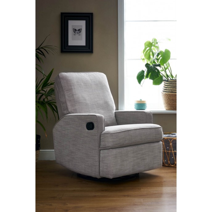 Obaby Swivel Glider Chair Madison Pebble